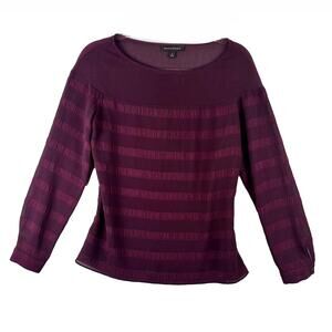 Banana Republic Sheer Striped Top Size Small